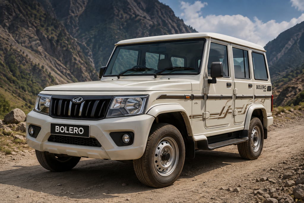 Mahindra Bolero 2026 front three quarter